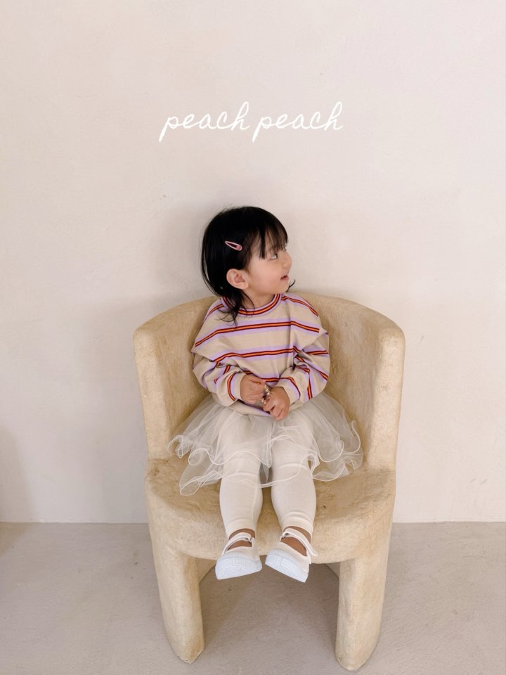 Peach Peach - Korean Children Fashion - #prettylittlegirls - Macaron Tee - 10