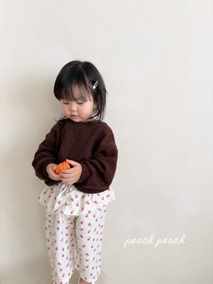 Peach Peach - Korean Children Fashion - #stylishchildhood - Cozy Knit