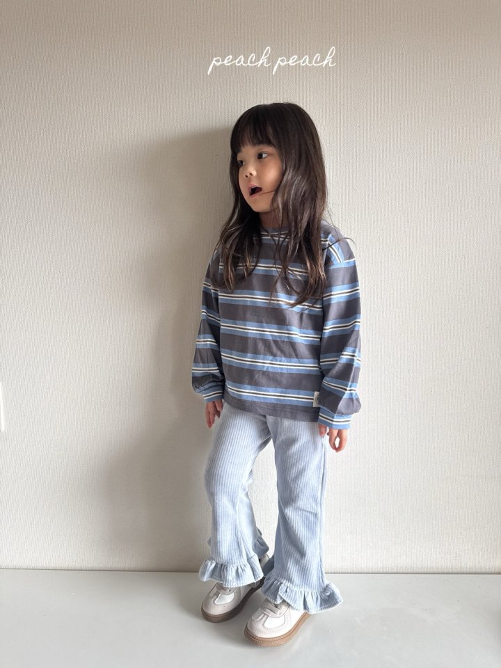 Peach Peach - Korean Children Fashion - #toddlerclothing - Macaron Tee - 12