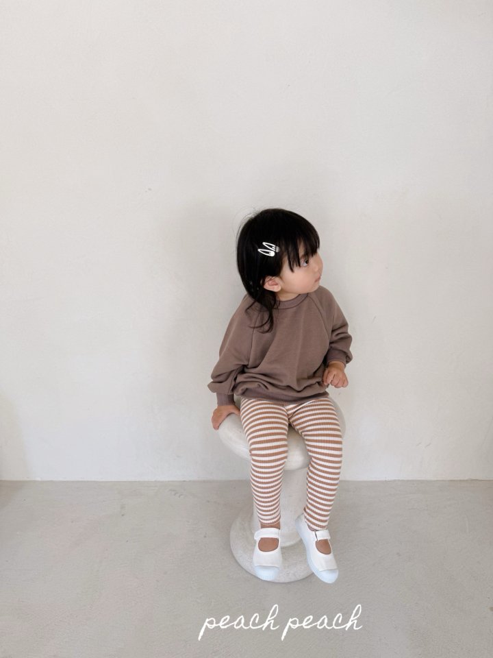 Peach Peach - Korean Children Fashion - #todddlerfashion - Mono Sweatshirt - 4