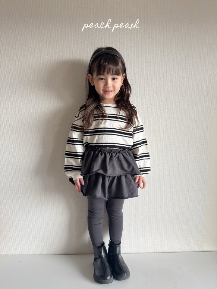 Peach Peach - Korean Children Fashion - #toddlerclothing - Cookie & Cookie Tee - 3