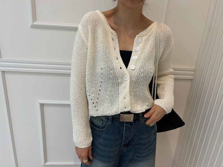 Pearls room - Korean Women Fashion - #momslook - Jay Cardigan - 5