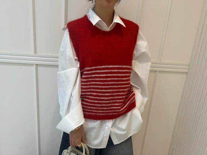 Pearls room - Korean Women Fashion - #momslook - Ethan Knit Vest