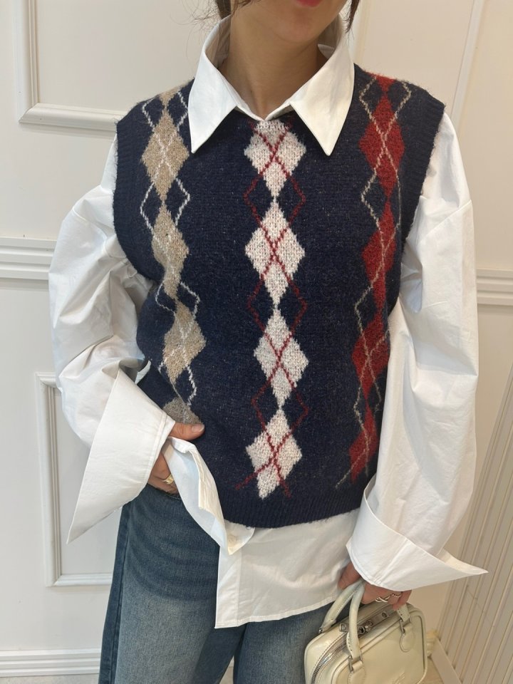 Pearls room - Korean Women Fashion - #womensfashion - Dia Vest - 4
