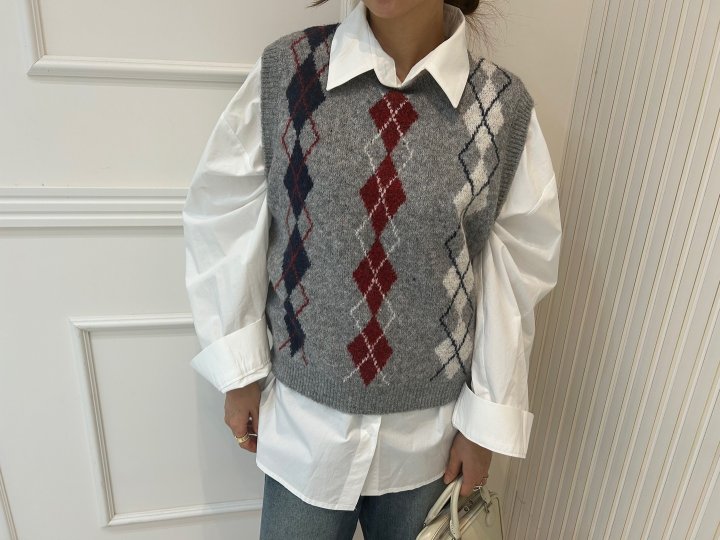 Pearls room - Korean Women Fashion - #momslook - Dia Vest - 6