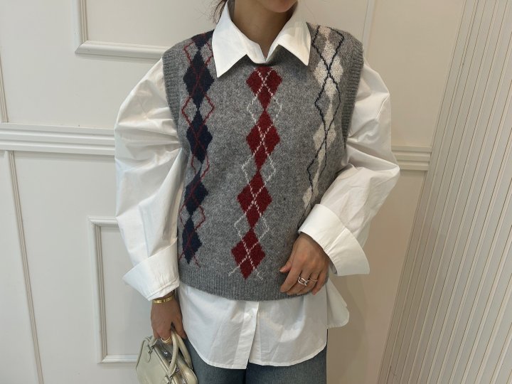 Pearls room - Korean Women Fashion - #momslook - Dia Vest - 8
