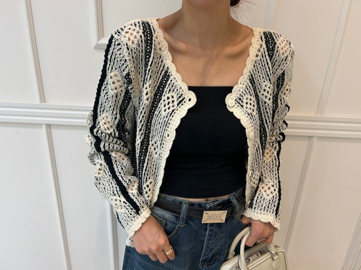 Pearls room - Korean Women Fashion - #momslook - Say Cardigan