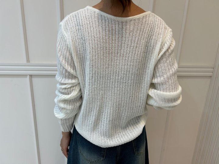 Pearls room - Korean Women Fashion - #womensfashion - Layered Knit Top - 4