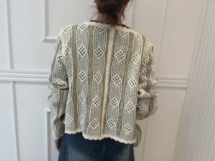Pearls room - Korean Women Fashion - #vintagekidsstyle - Say Cardigan - 10