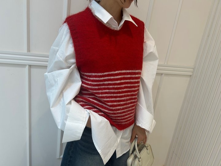 Pearls room - Korean Women Fashion - #womensfashion - Ethan Knit Vest - 2