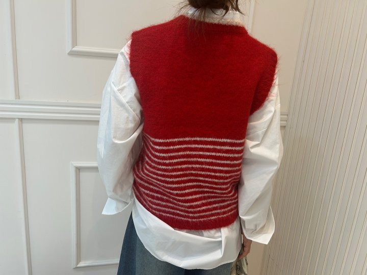 Pearls room - Korean Women Fashion - #momslook - Ethan Knit Vest - 4