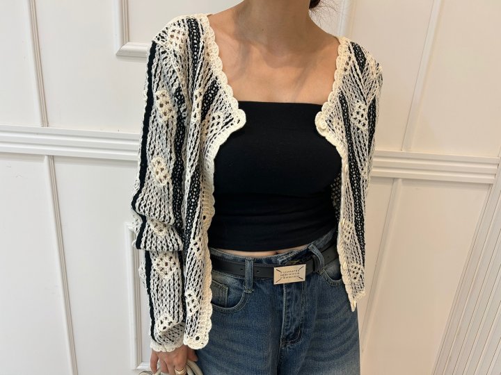 Pearls room - Korean Women Fashion - #momslook - Say Cardigan - 4