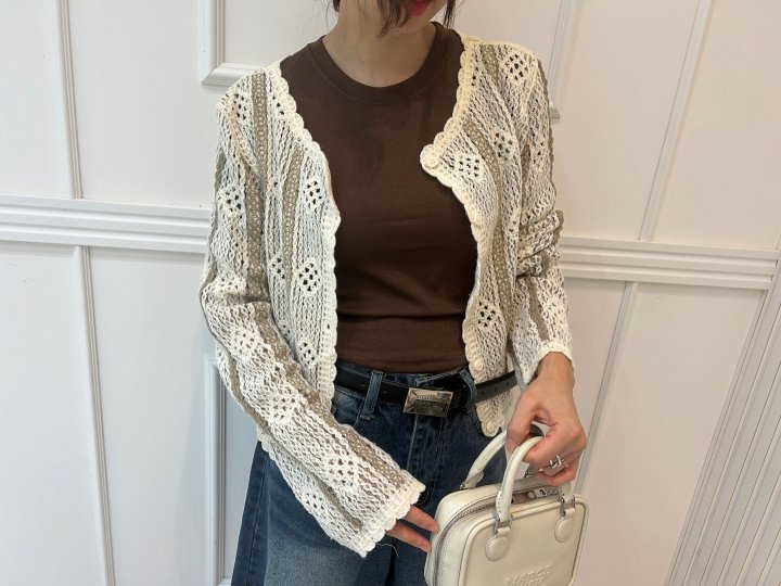 Pearls room - Korean Women Fashion - #womensfashion - Say Cardigan - 8