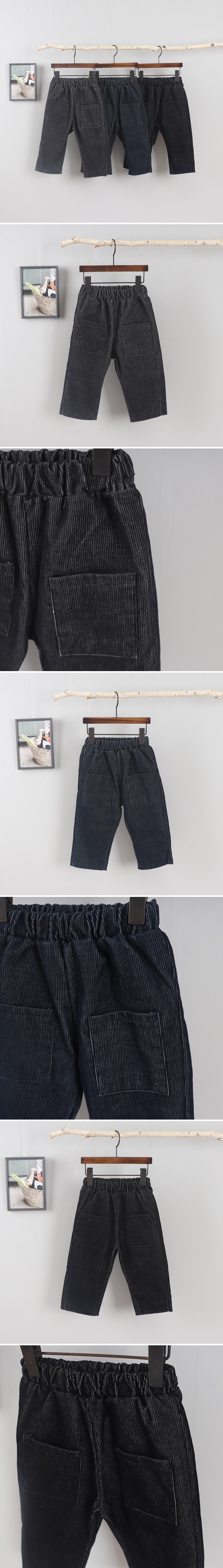 Pepper Mint - Korean Children Fashion - #fashionkids - Denim Corduroy Pants