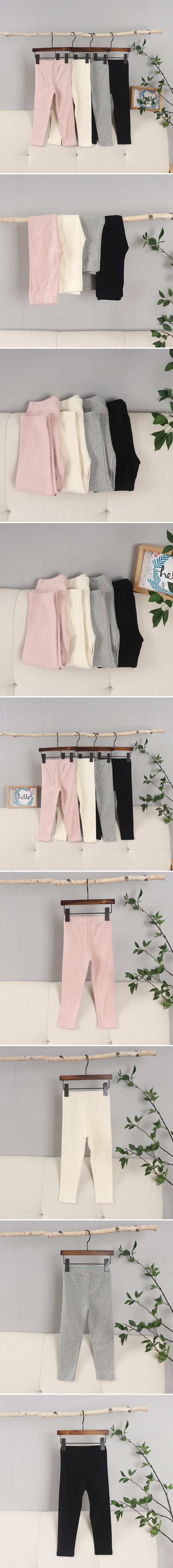Pepper Mint - Korean Children Fashion - #magicofchildhood - Solid Leggings