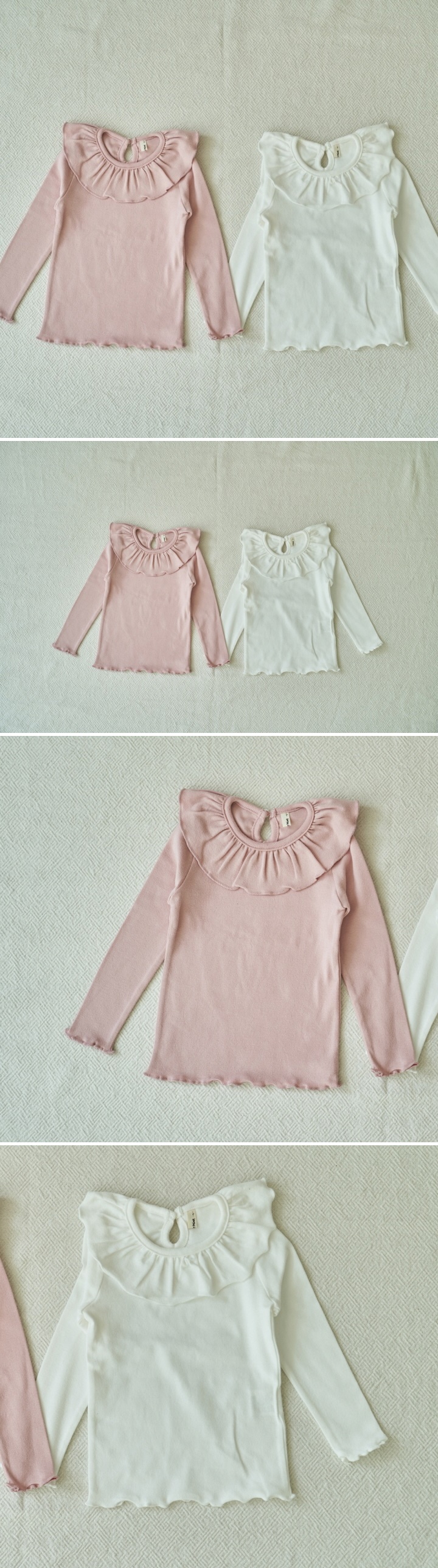 Pepper Mint - Korean Children Fashion - #magicofchildhood - Basic Frill Tee