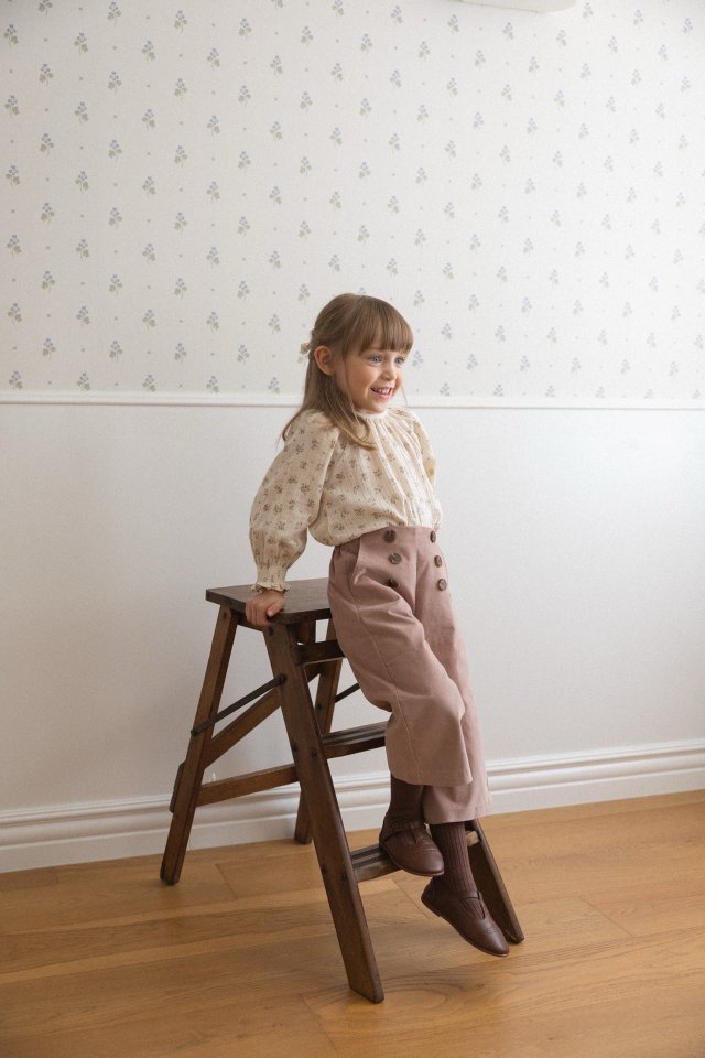 Perrobebe - Korean Children Fashion - #Kfashion4kids - Flora Smocked Blouse - 12