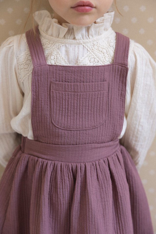 Perrobebe - Korean Children Fashion - #Kfashion4kids - Lilian Suspender One-piece - 8