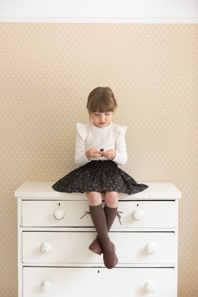 Perrobebe - Korean Children Fashion - #childofig - Marianne Smocked Skirt - 8