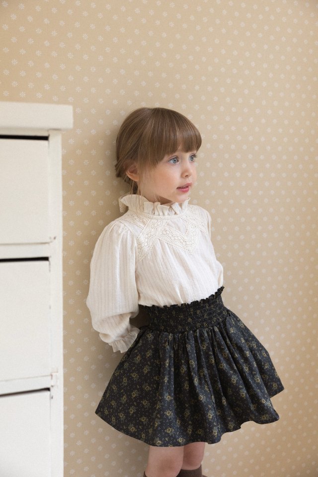 Perrobebe - Korean Children Fashion - #childrensboutique - Isabella Lace Blouse - 10