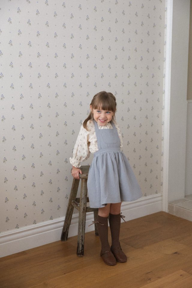 Perrobebe - Korean Children Fashion - #childrensboutique - Flora Smocked Blouse - 5