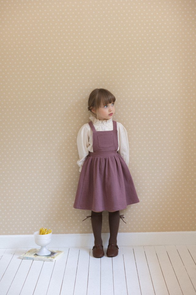 Perrobebe - Korean Children Fashion - #childrensboutique - Lilian Suspender One-piece