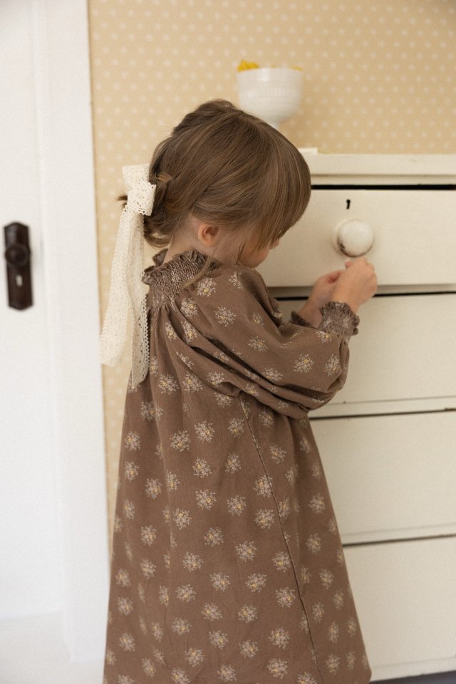 Perrobebe - Korean Children Fashion - #designkidswear - Vivian Smocked One-piece - 9