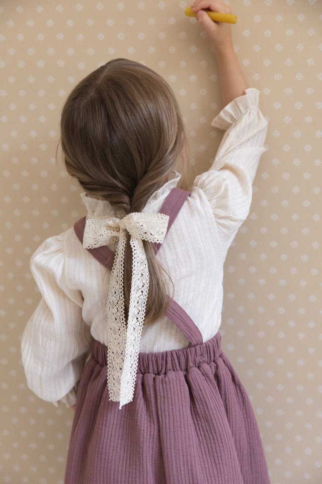 Perrobebe - Korean Children Fashion - #discoveringself - Isabella Lace Blouse - 12
