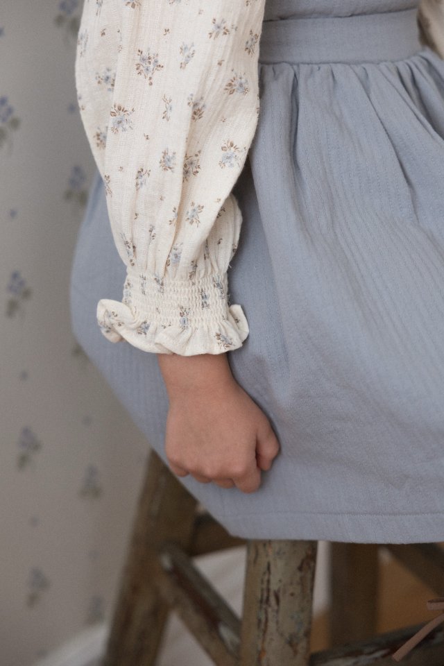 Perrobebe - Korean Children Fashion - #discoveringself - Flora Smocked Blouse - 7