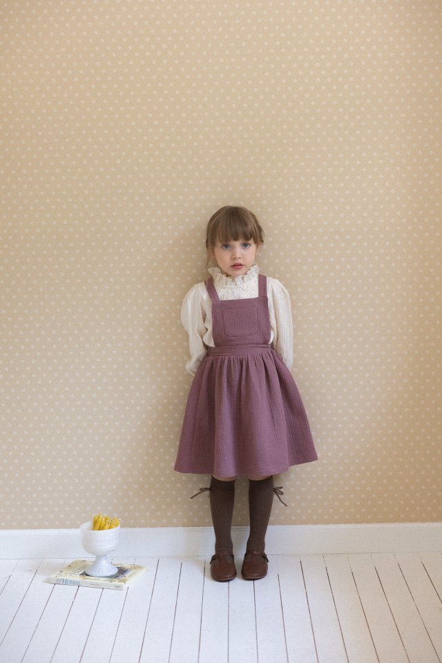 Perrobebe - Korean Children Fashion - #discoveringself - Lilian Suspender One-piece - 3