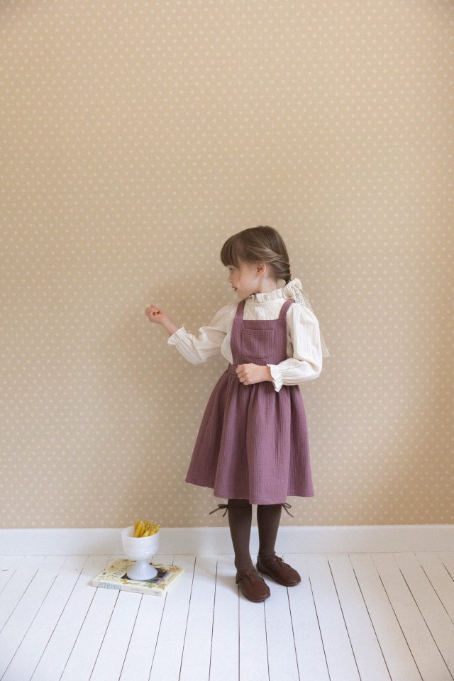 Perrobebe - Korean Children Fashion - #kidsshorts - Lilian Suspender One-piece - 5