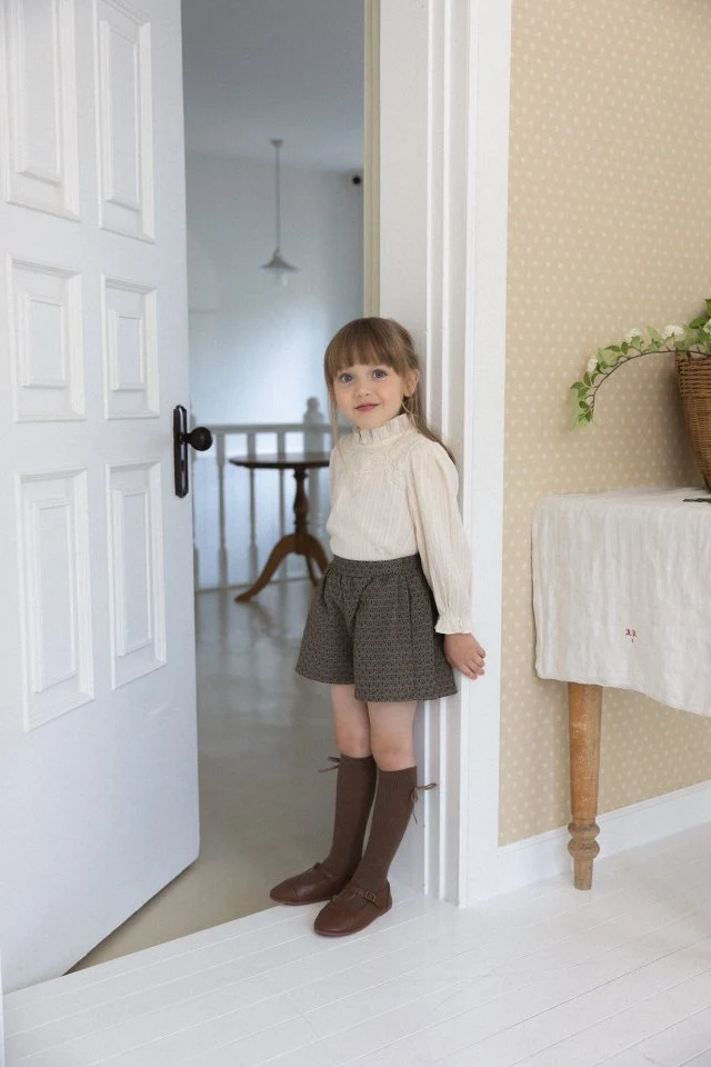 Perrobebe - Korean Children Fashion - #prettylittlegirls - Bianné Jacquard Pants - 10
