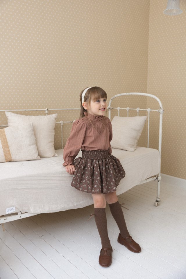 Perrobebe - Korean Children Fashion - #prettylittlegirls - Isabella Lace Blouse - 5