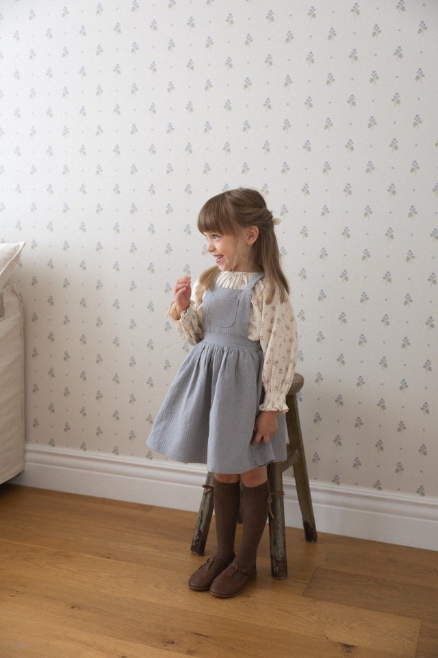 Perrobebe - Korean Children Fashion - #stylishchildhood - Flora Smocked Blouse - 3