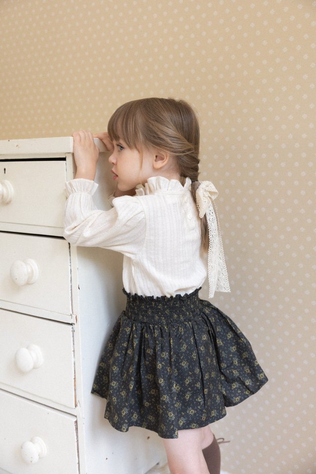 Perrobebe - Korean Children Fashion - #toddlerclothing - Marianne Smocked Skirt - 6