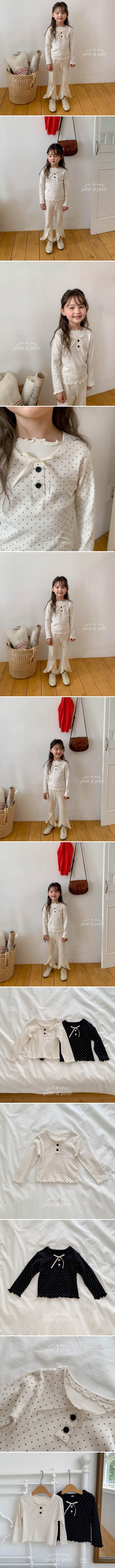 Petit & Petit - Korean Children Fashion - #discoveringself - Dot Tee - 2
