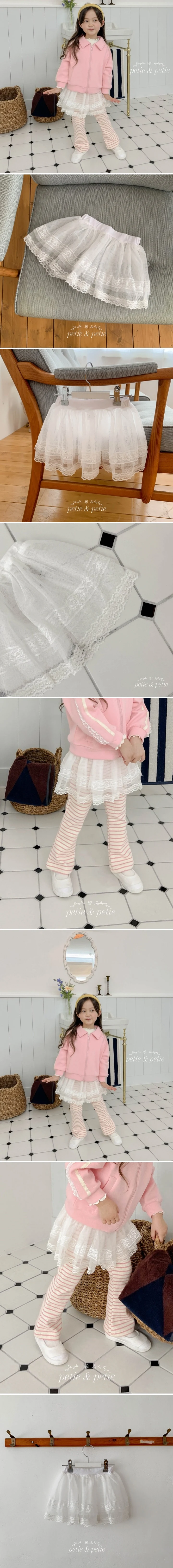 Petit & Petit - Korean Children Fashion - #prettylittlegirls - Lace Cancan Skirt - 2