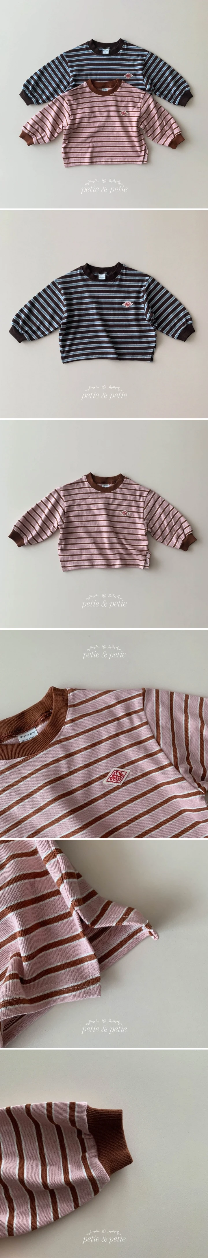 Petit & Petit - Korean Children Fashion - #prettylittlegirls - Tommy Stripe Tee - 2