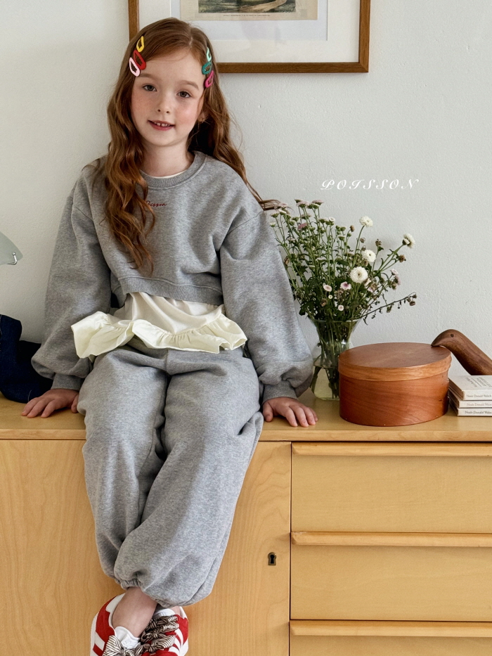 Poisson - Korean Children Fashion - #Kfashion4kids - Autumn Crop Sweatshirt - 8