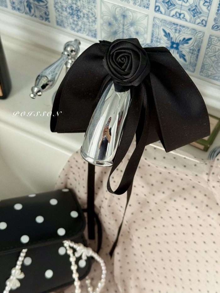 Poisson - Korean Children Fashion - #Kfashion4kids - Rose Shining Ribbon Pin - 5