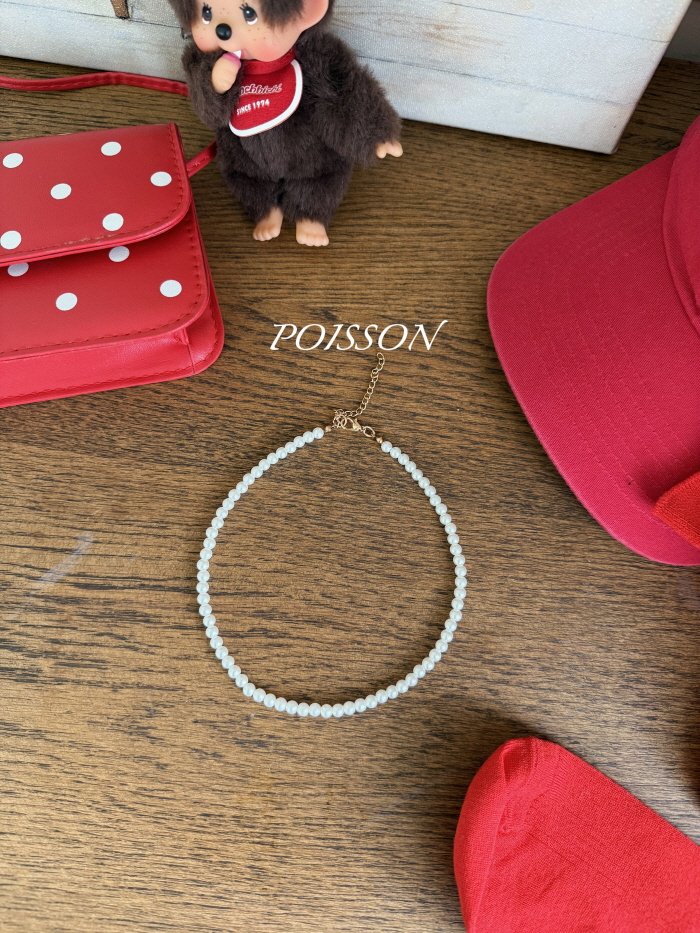 Poisson - Korean Children Fashion - #Kfashion4kids - Little Pearl Necklace
