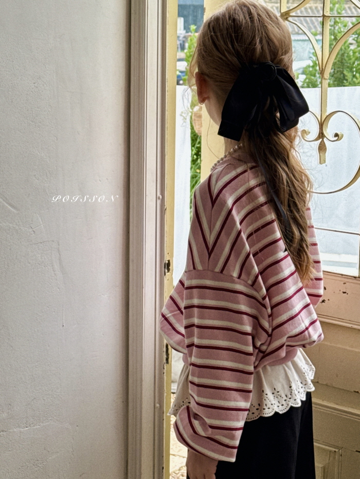 Poisson - Korean Children Fashion - #childofig - Rose Shining Ribbon Pin - 10