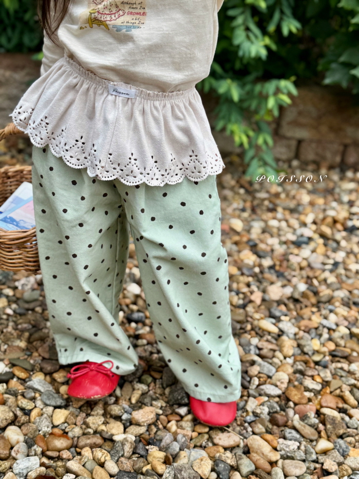 Poisson - Korean Children Fashion - #childrensboutique - Kitsch Dot Pants - 7
