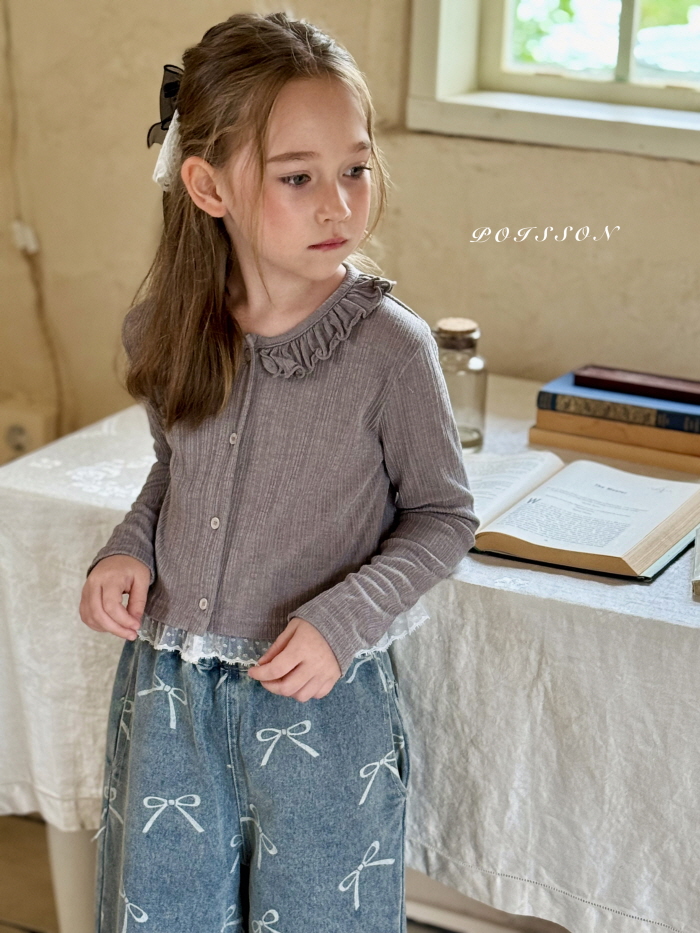 Poisson - Korean Children Fashion - #designkidswear - Freya Cardigan - 11