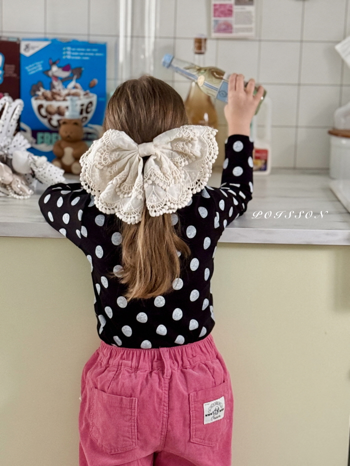 Poisson - Korean Children Fashion - #designkidswear - Bella Bow Pin - 3