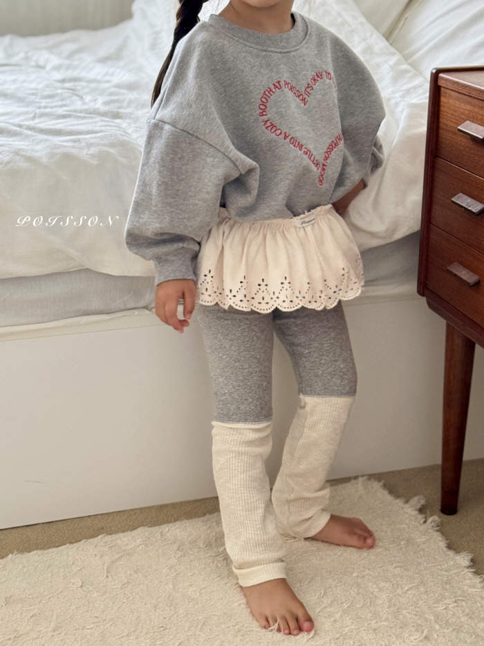 Poisson - Korean Children Fashion - #designkidswear - Suede Layered Skirt - 8