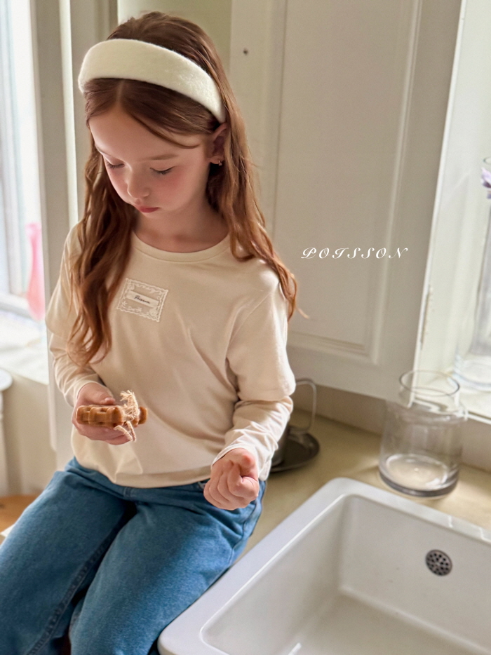 Poisson - Korean Children Fashion - #fashionkids - Vintage Lace Denim Pants - 6