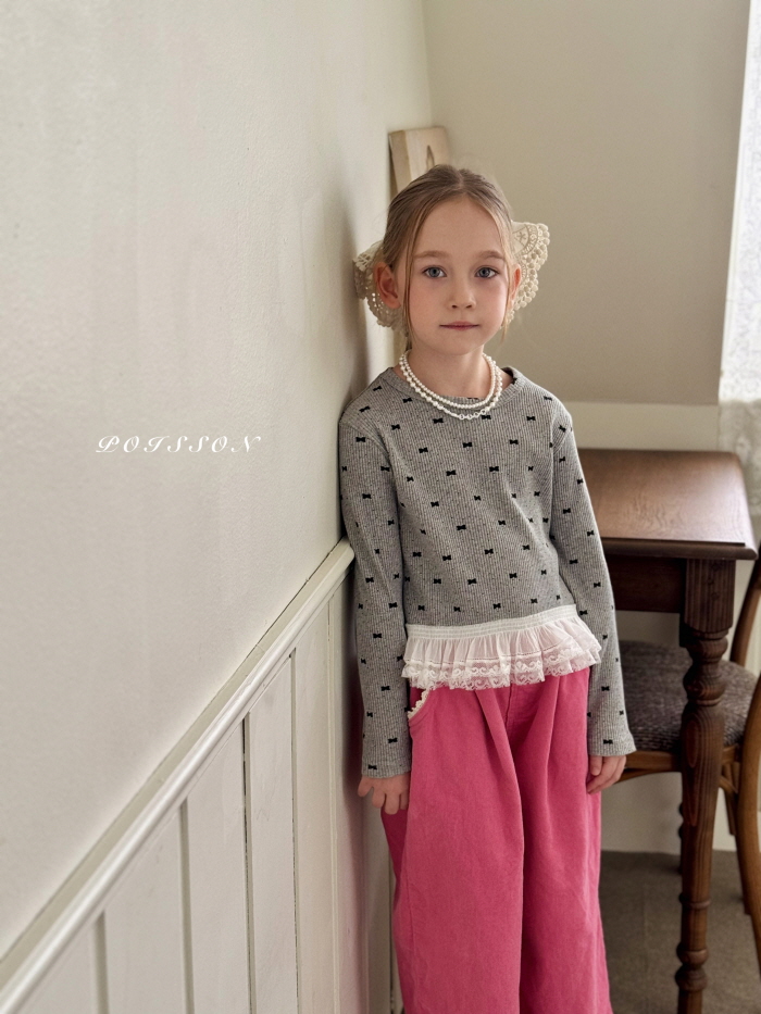 Poisson - Korean Children Fashion - #fashionkids - Bella Bow Pin - 5
