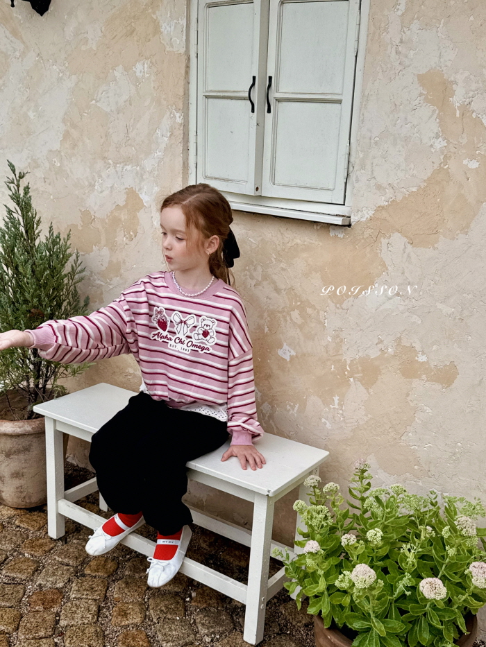 Poisson - Korean Children Fashion - #fashionkids - Petit Border Sweatshirt - 3