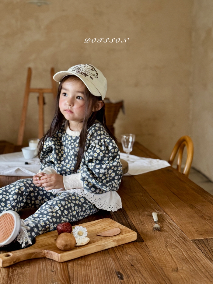 Poisson - Korean Children Fashion - #kidsshorts - Flora Set - 8